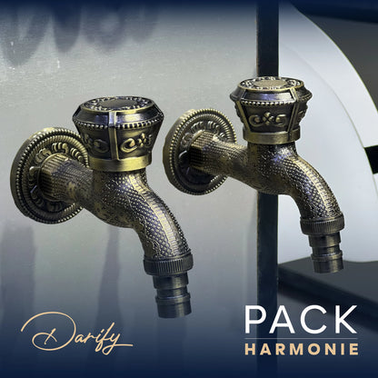 Pack harmonie gris 4 article salle de bain complete