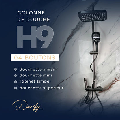 colonne de douche H9 piano 04 boutons