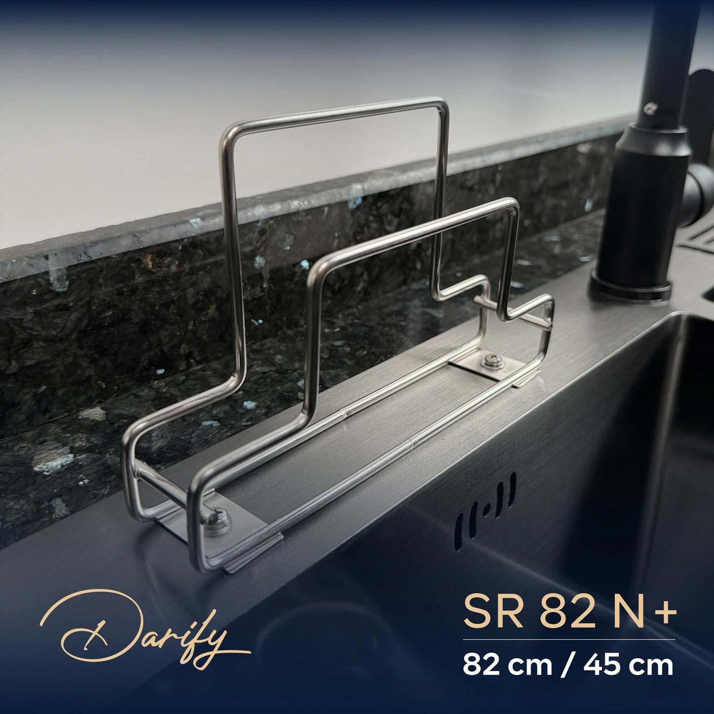évier cuisine SWISS_INOX  SR82N+ (82x45) + Robinet 360