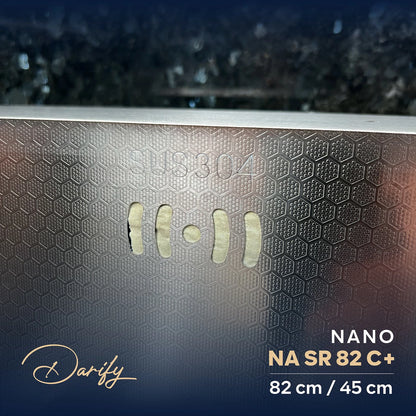 Évier de cuisine NASR82C+ de SWISS INOX (82×45cm) + ROBINET 360