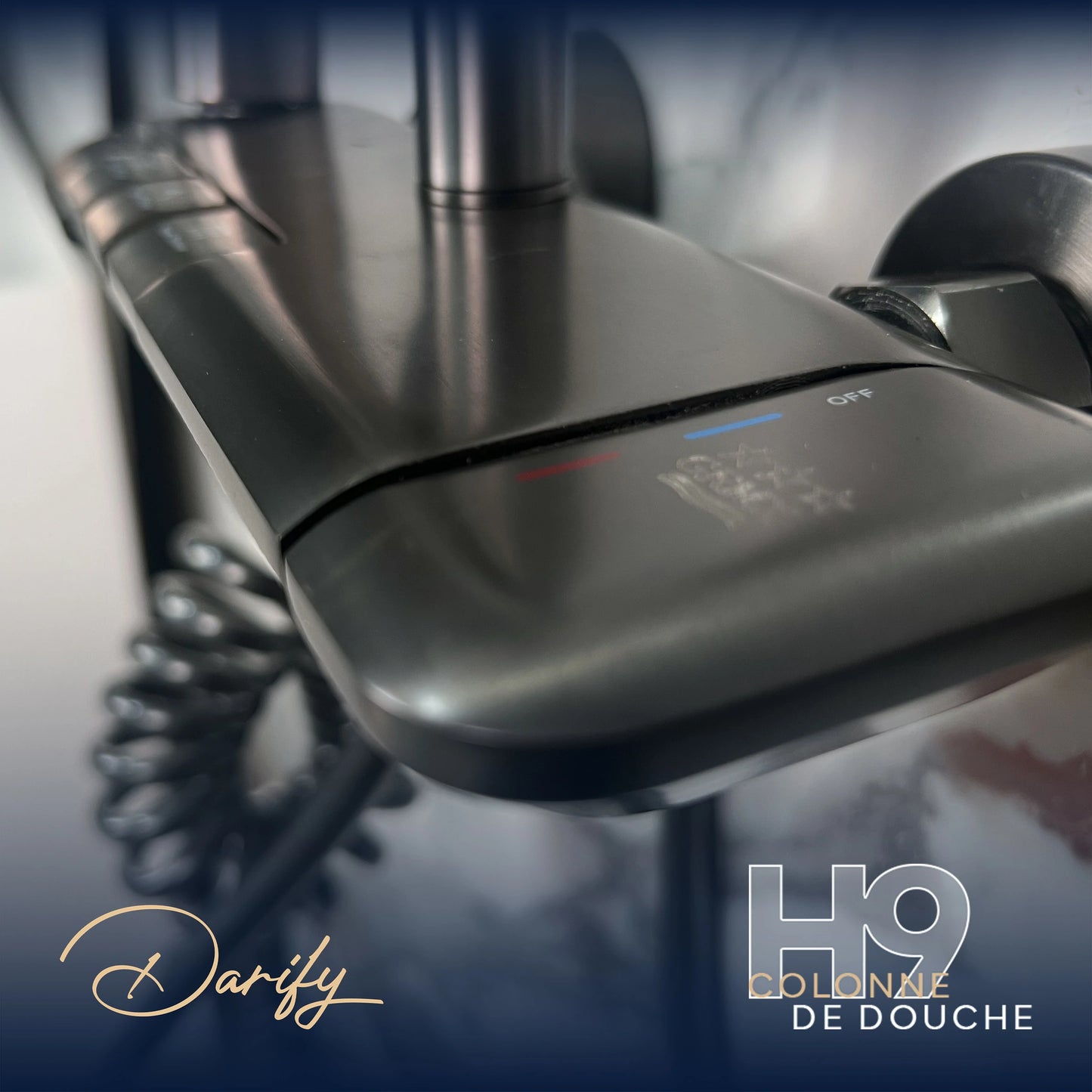 colonne de douche H9 piano 04 boutons