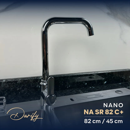 Évier de cuisine NASR82C+ de SWISS INOX (82×45cm) + ROBINET 360