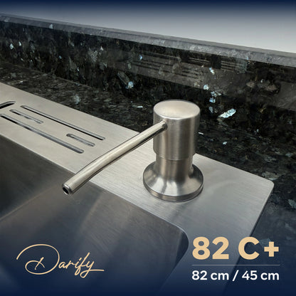 évier cuisine SWISS_INOX  82C+ (82x45) + Robinet 360
