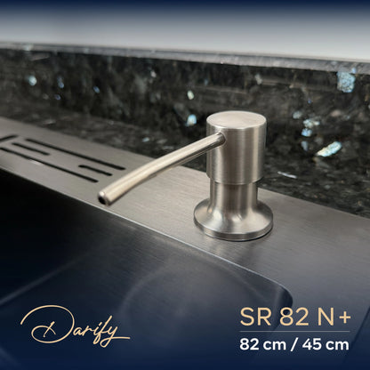 évier cuisine SWISS_INOX  SR82N+ (82x45) + Robinet 360