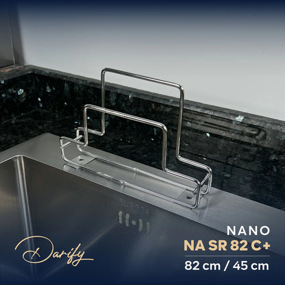 Évier de cuisine NASR82C+ de SWISS INOX (82×45cm) + ROBINET 360