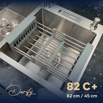 évier cuisine SWISS_INOX  82C+ (82x45) + Robinet 360