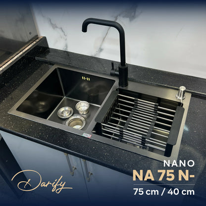 EVEIR CUISINE SWISSINOX NA75N- NANO 75/40cm INOX 304 + ROBINET 360