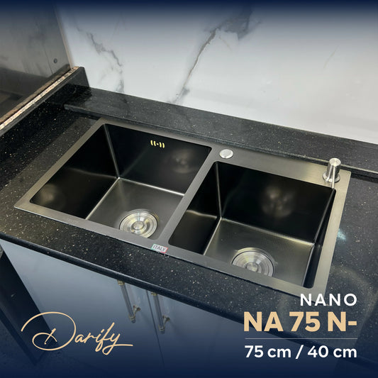 EVEIR CUISINE SWISSINOX NA75N- NANO 75/40cm INOX 304 + ROBINET 360