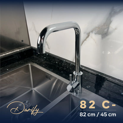 EVEIR CUISINE SWISSINOX 82C- / 82X45cm  INOX 304 + ROBINET 360