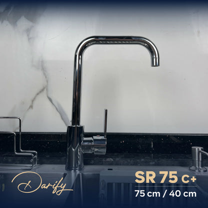 Évier de cuisine SR75C+ de SWISS INOX (75×40 cm) + ROBINET 360