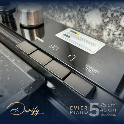 EVEIR CUISINE SWISSINOX P5N 75/46cm INOX 304 smart 5 boutons