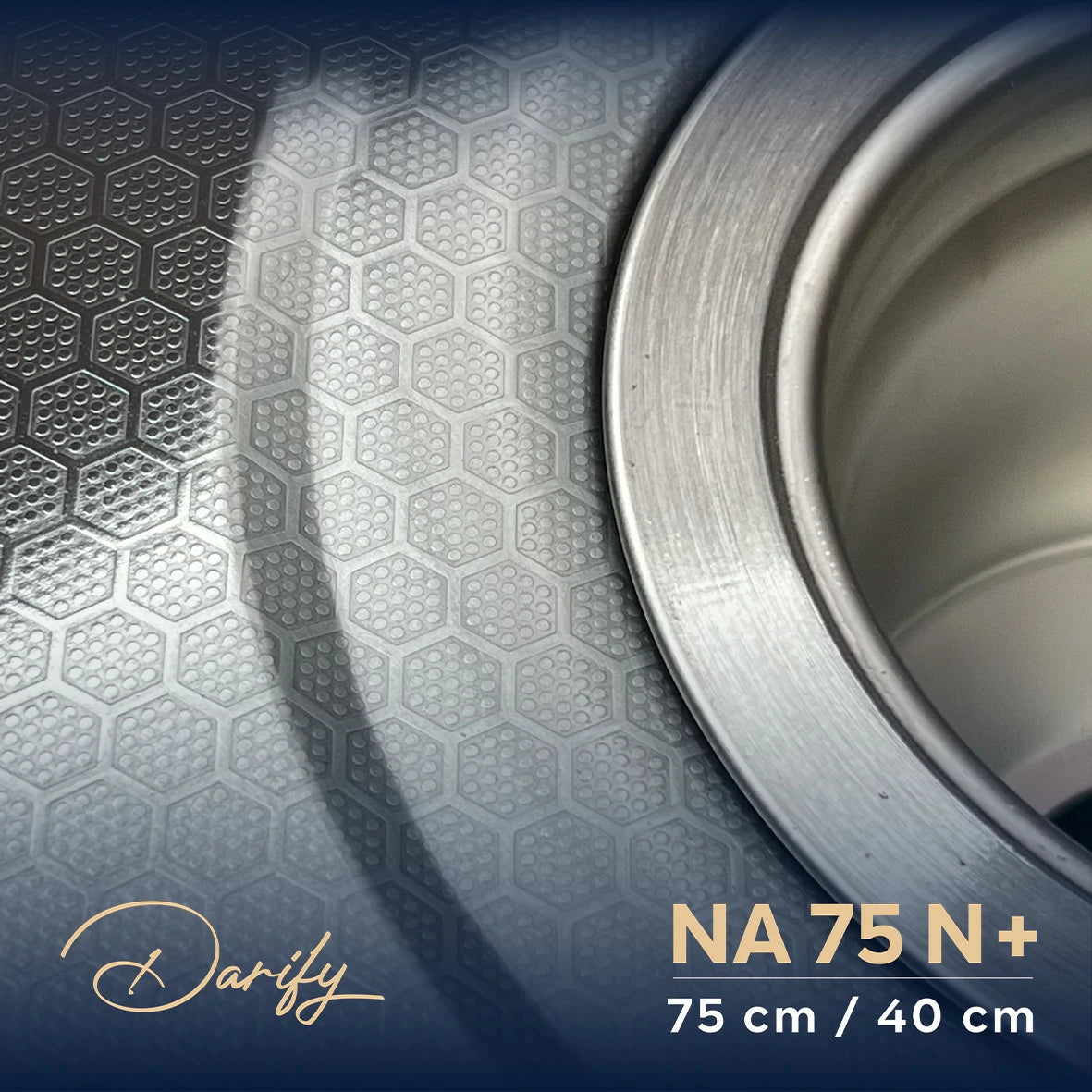 evier cuisine SWISS-INOX NA75N+ double bac 75/40 cm / NANO + Roibinet 360