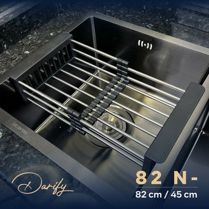 EVEIR CUISINE SWISSINOX 82N- / 82x45cm INOX 304 + ROBINET 360