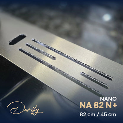 EVEIR CUISINE  NA82N+ DOUBELE BAC 82/45cm INOX 304/ NANO + ROBINET 360