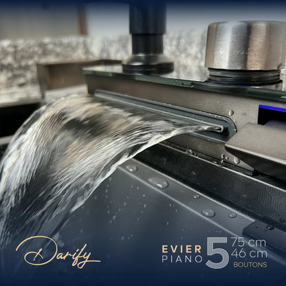 EVEIR CUISINE SWISSINOX P5N 75/46cm INOX 304 smart 5 boutons